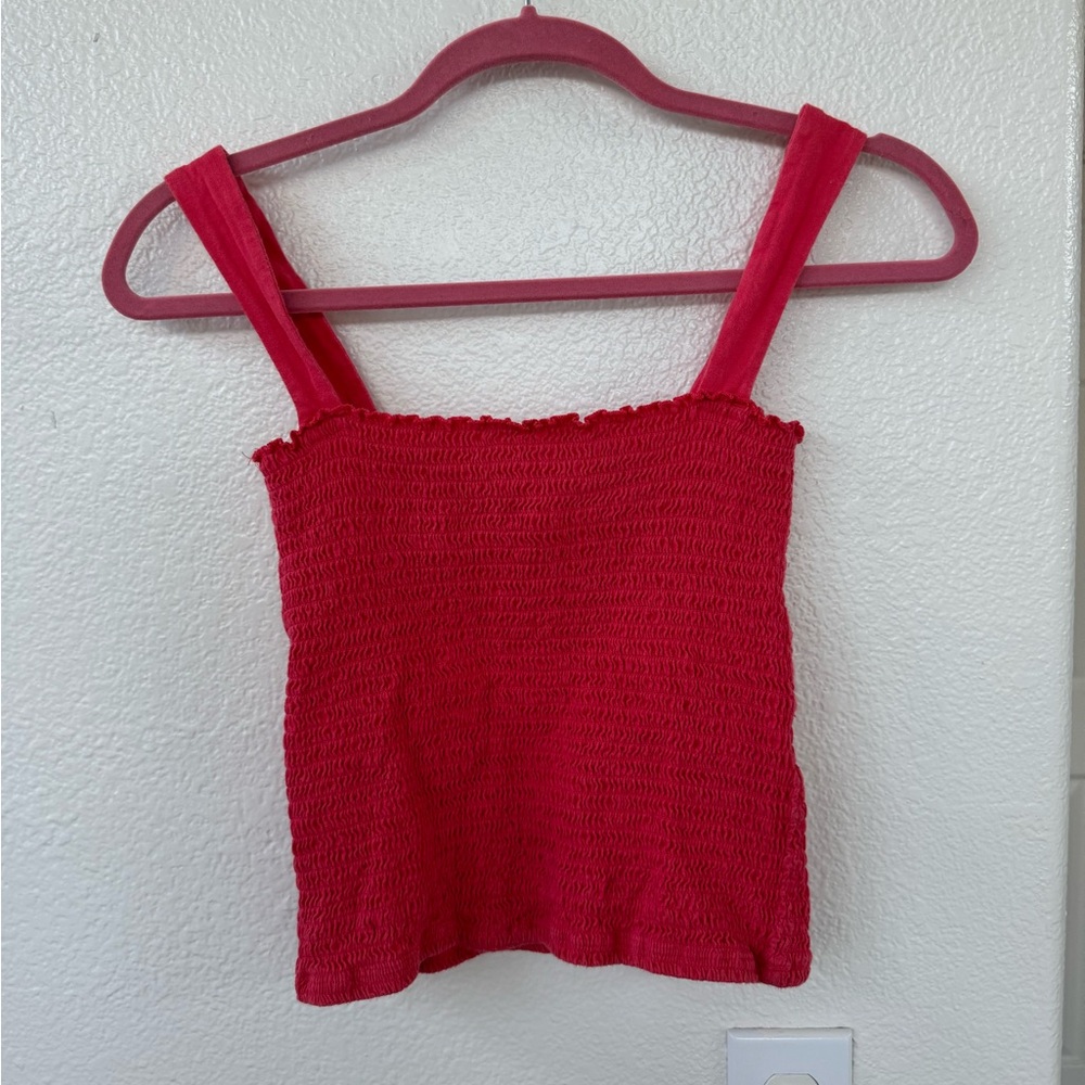 Billabong Red Crop Top Women’s Size Medium